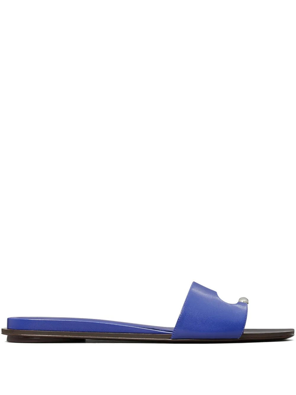 Tory Burch leather slides Blue