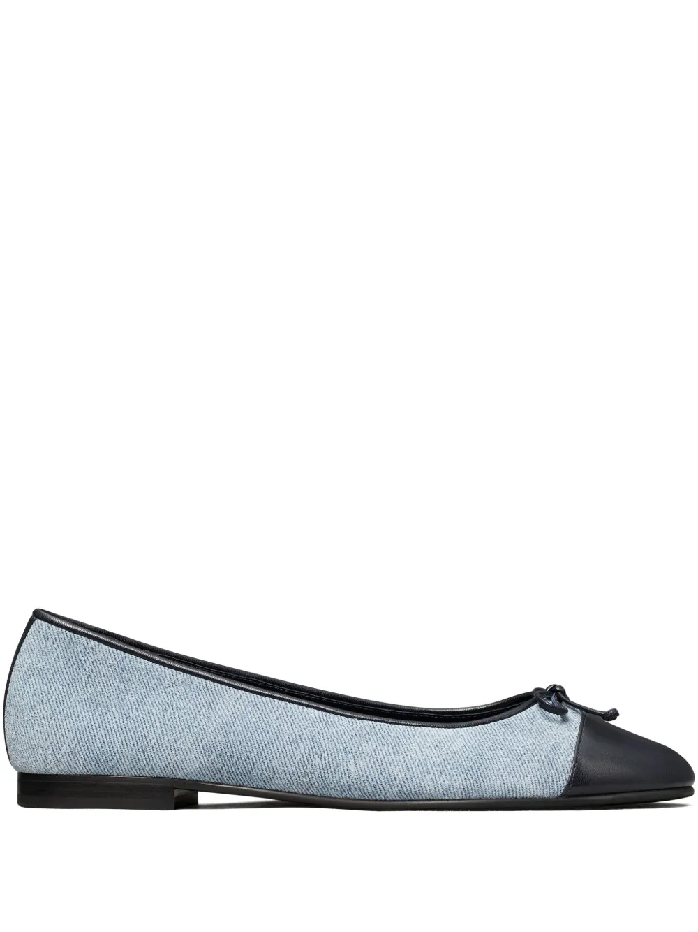 Tory Burch Ballerina's met bewerkte neus Blauw