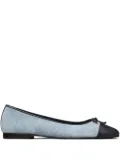 Tory Burch cap-toe ballet flats - Blue