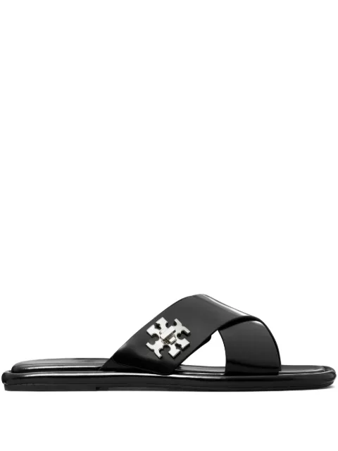 Tory Burch leather slides
