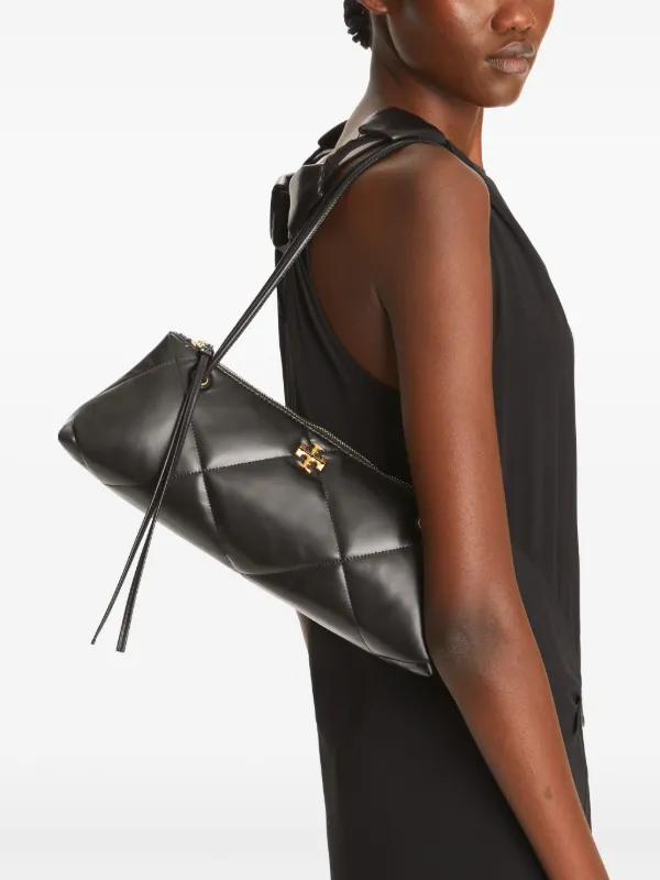 Tory Burch Kira East-West Shoulder Bag | Black | FARFETCH
