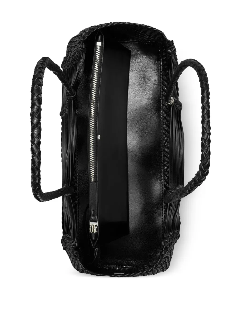 Tory Burch Handgeweven shopper Zwart