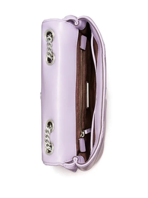 Tory Burch Small Kira Shoulder Bag | Purple | FARFETCH