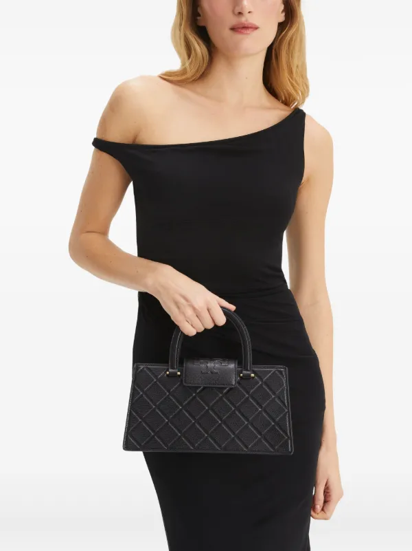 トートバッグ Tory Burch Fleming East-West Shopper Bag Tory Burch Fleming East-West Tote Bag | Black | FARFETCH CA