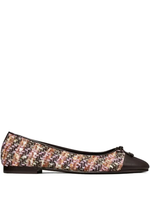 Tory Burch flats con puntera en contraste