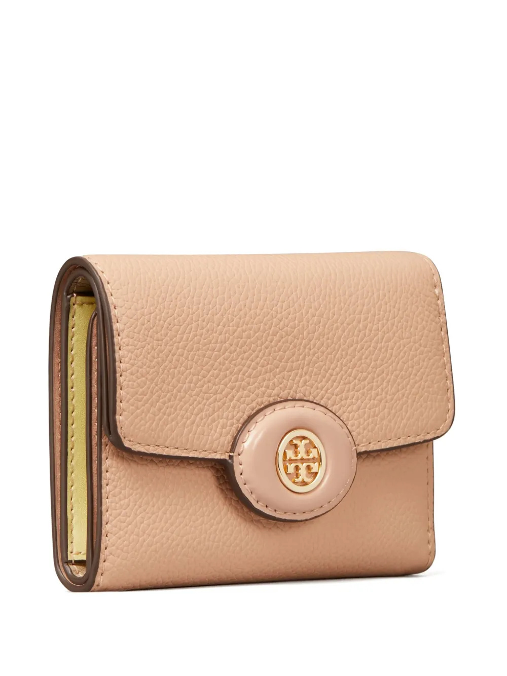 Tory Burch Robinson kleine portemonnee - Beige