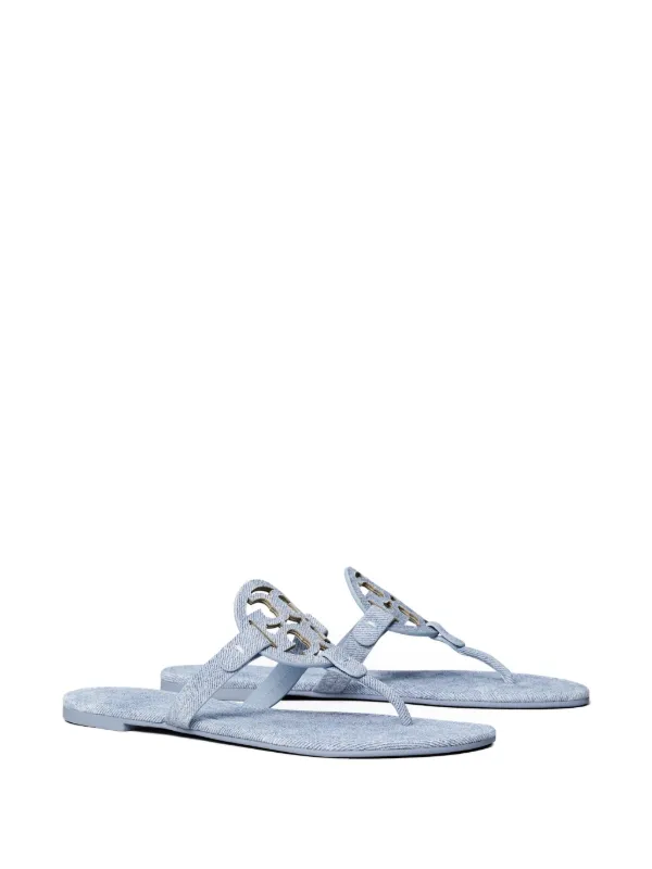 Tory Burch Miller Sandals | Blue | FARFETCH