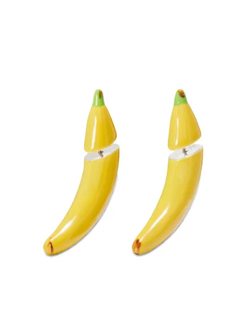 Tory Burch banana-shaped earrings