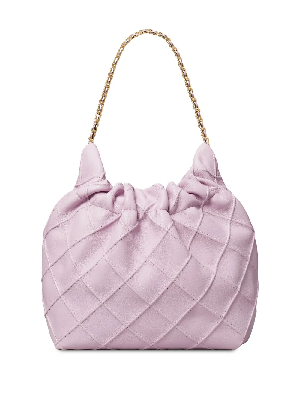 Tory Burch Fleming kleine hobo tas Paars