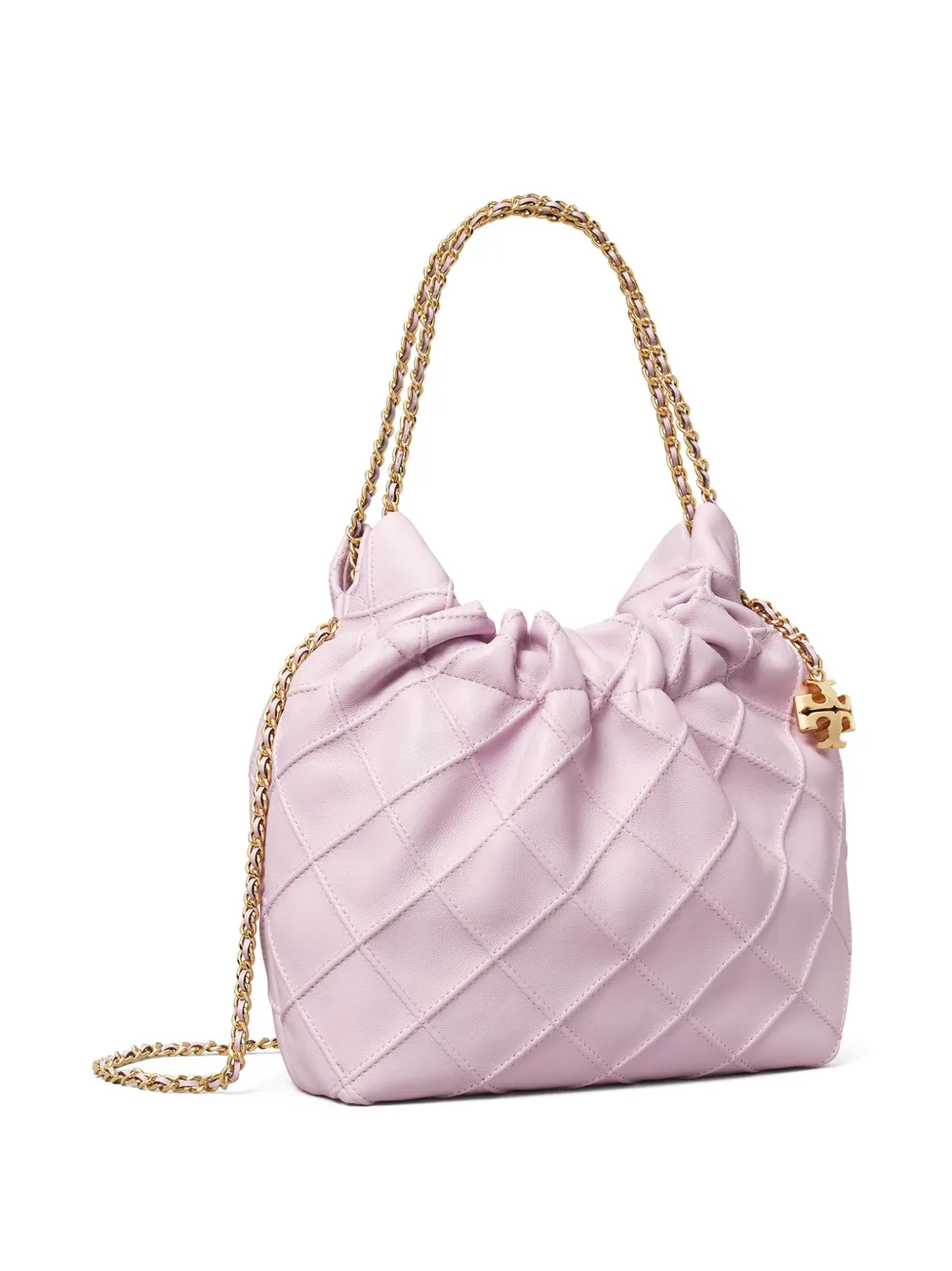 Tory Burch Fleming kleine hobo tas Paars