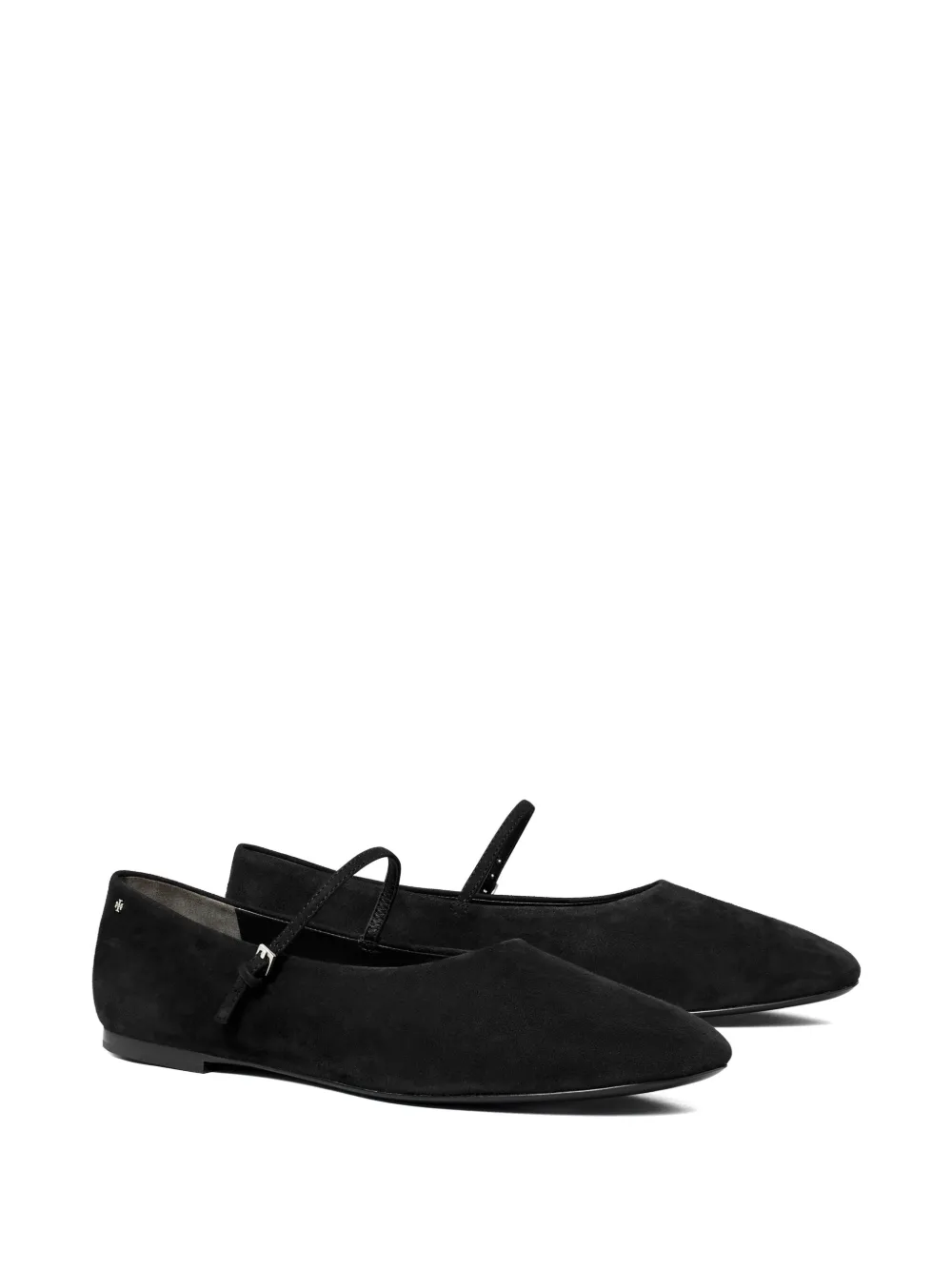 Tory Burch suede ballet flats Black