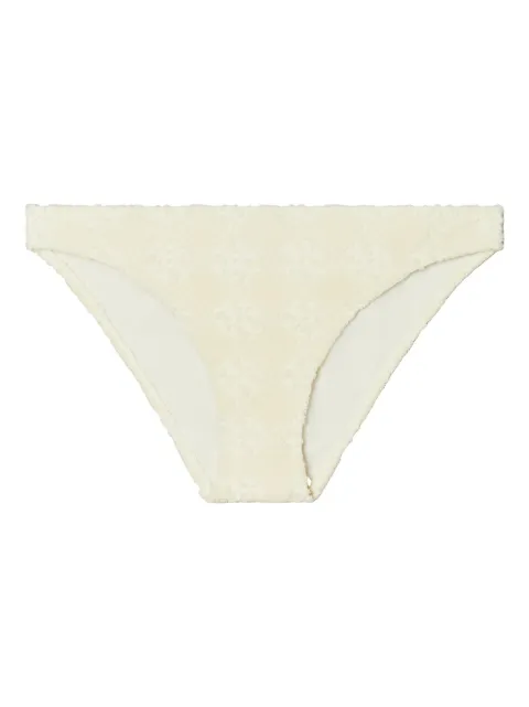 Tory Burch bikini bottom con logo Terry