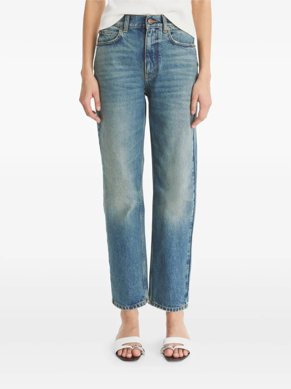 TORY BURCH STRAIGHT-LEG JEANS 