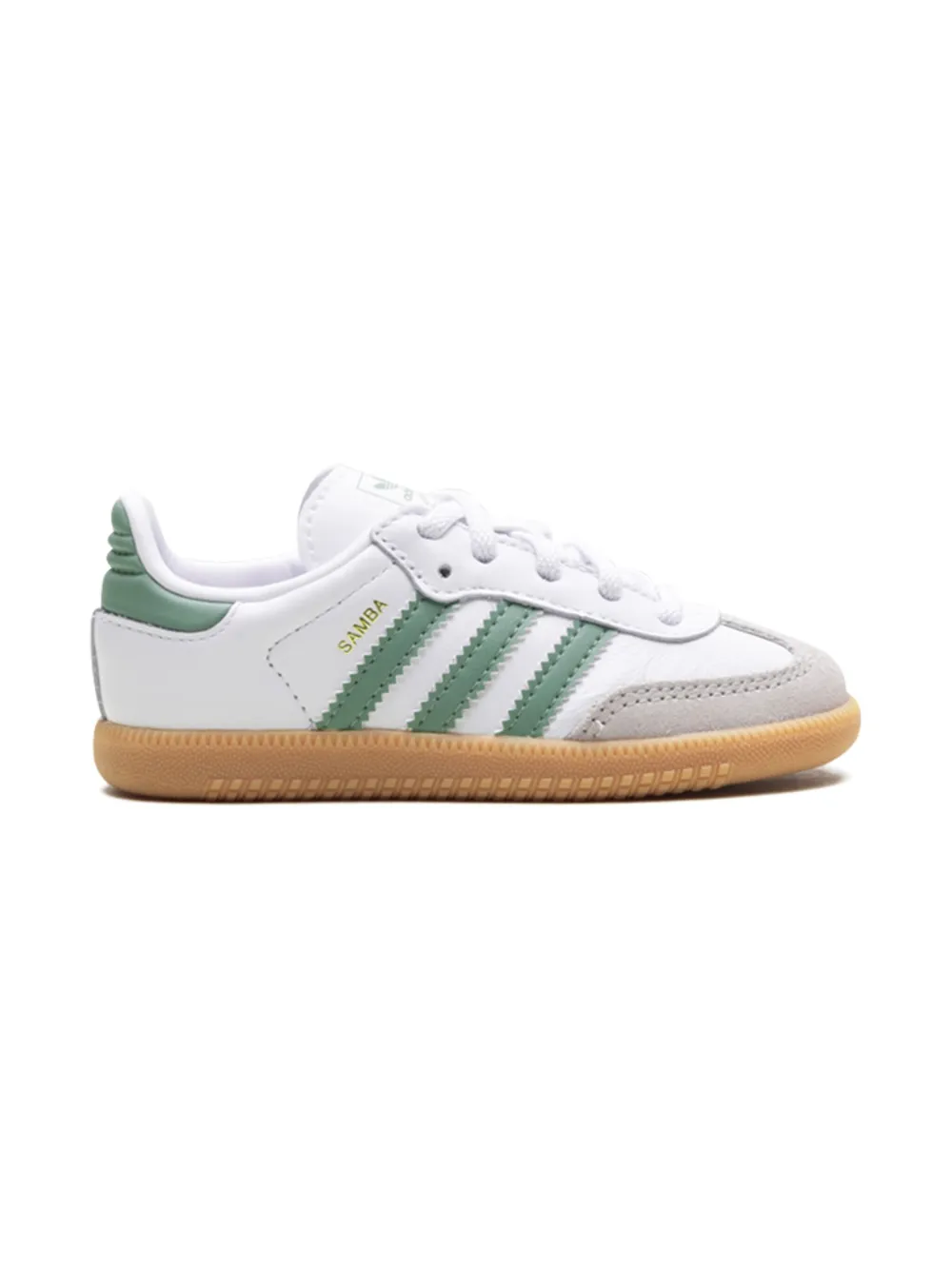 adidas Kids Samba OG "Cloud White/SIlver Green" sneakers - Wit