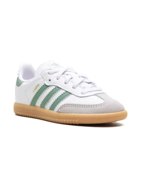 adidas Kids tenis Samba OG Cloud White/SIlver Green