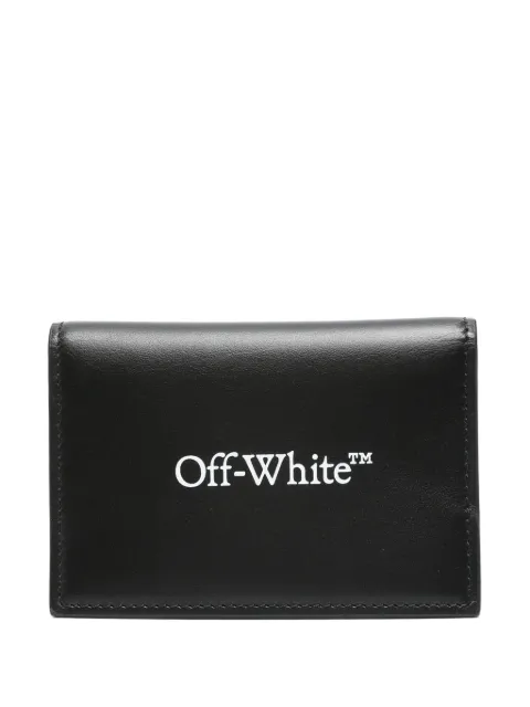 Off-White tarjetero con logo estampado