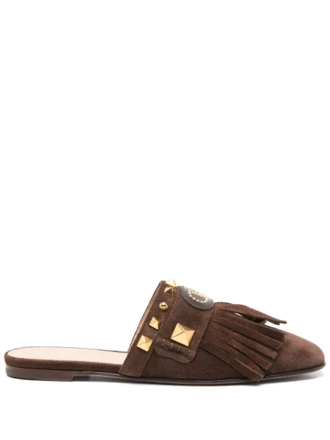 Valentino Garavani VLogo suede mules 