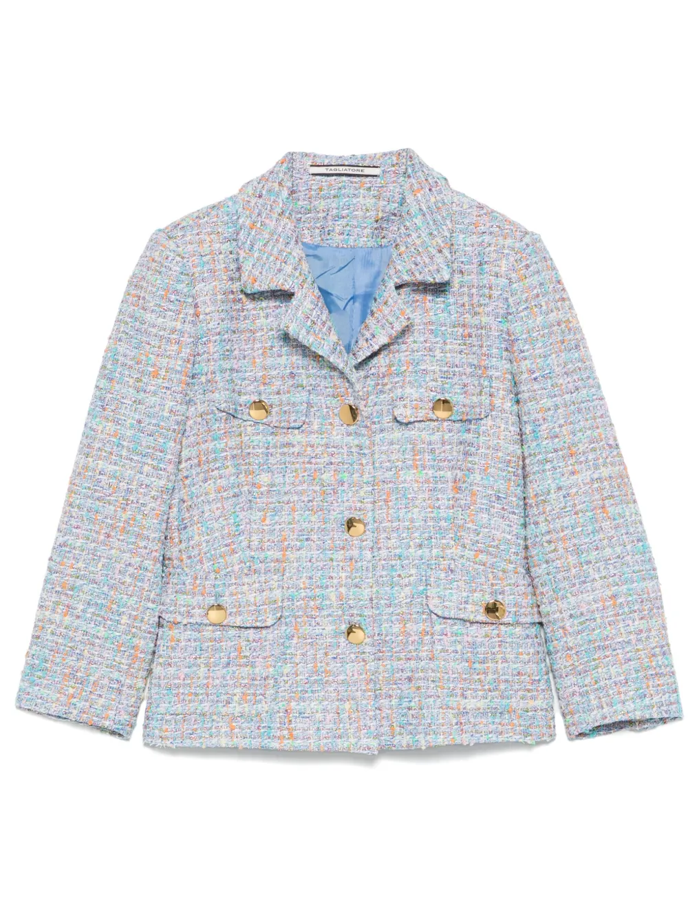 Tagliatore Bouclé blazer Blauw