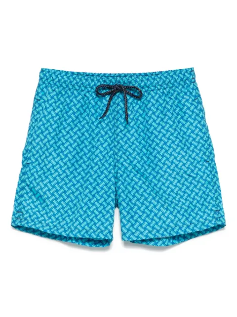 Drumohr monogram-pattern swim shorts