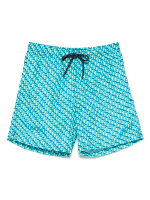 Drumohr fish-print swim shorts