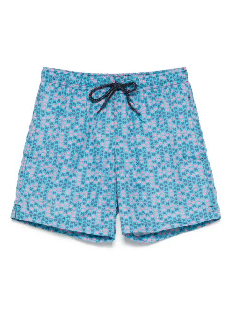 Drumohr shorts de playa con mariposas estampadas