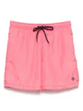 Drumohr logo-patch swim shorts - Pink