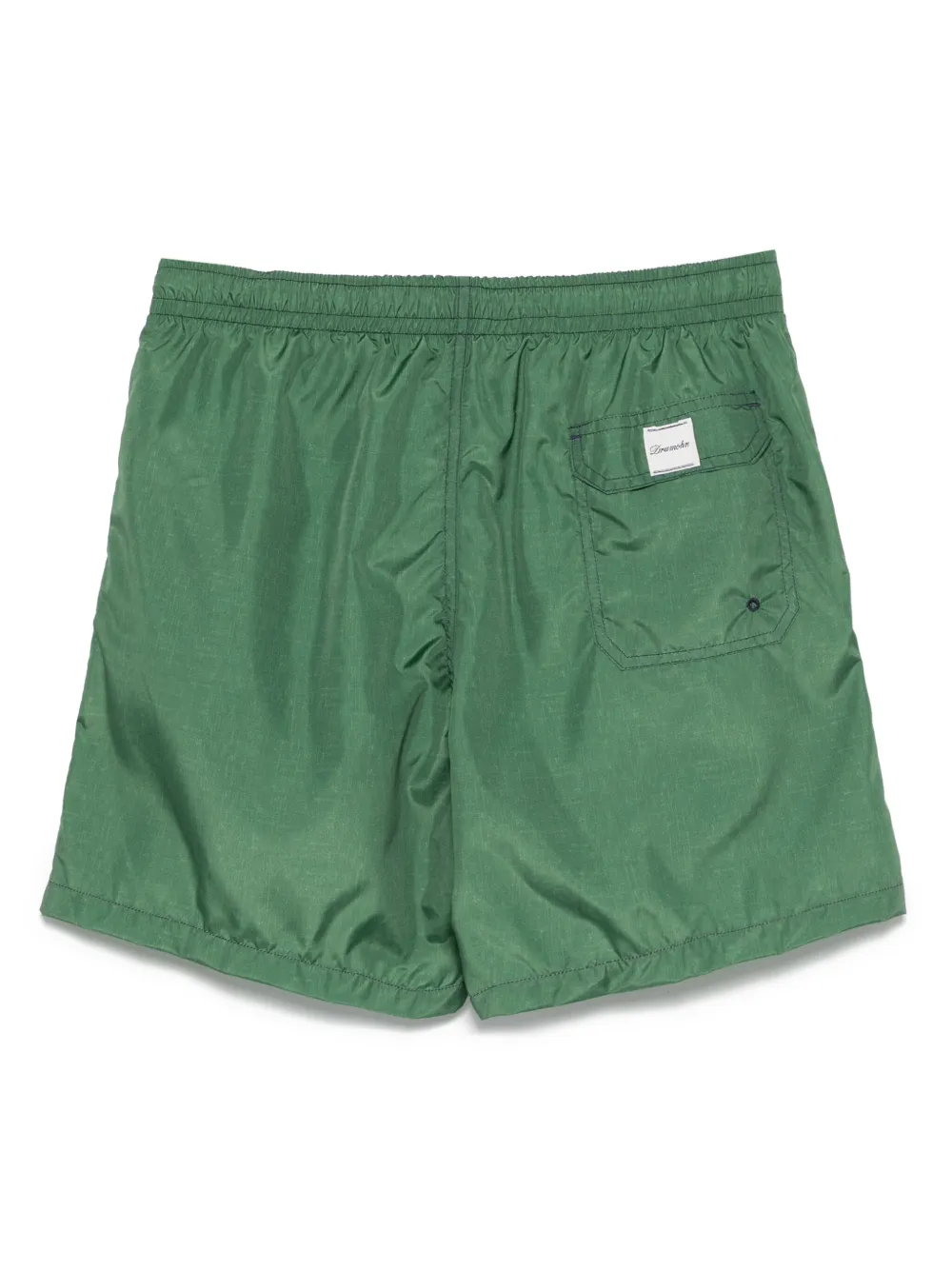 Drumohr logo-patch swim shorts - Groen