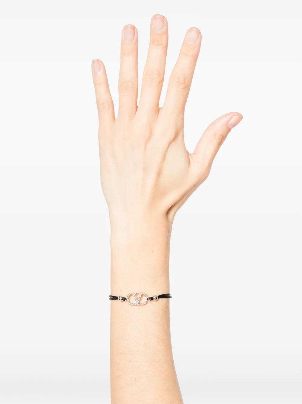 Valentino Garavani Armband met logo - Zilver