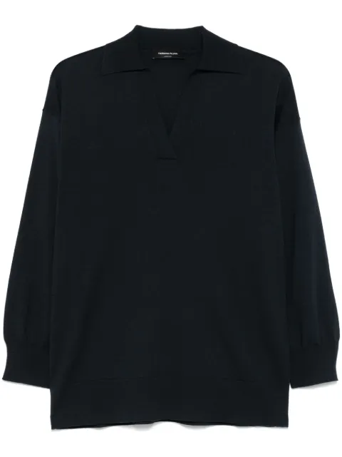 Fabiana Filippi knitted polo top 