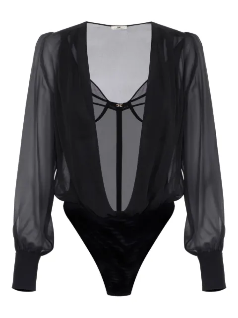 Elisabetta Franchi silk bodysuit