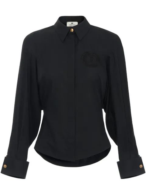 Elisabetta Franchi camisa con logo bordado