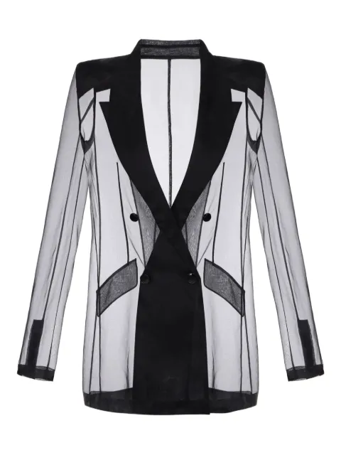 Elisabetta Franchi organza blazer