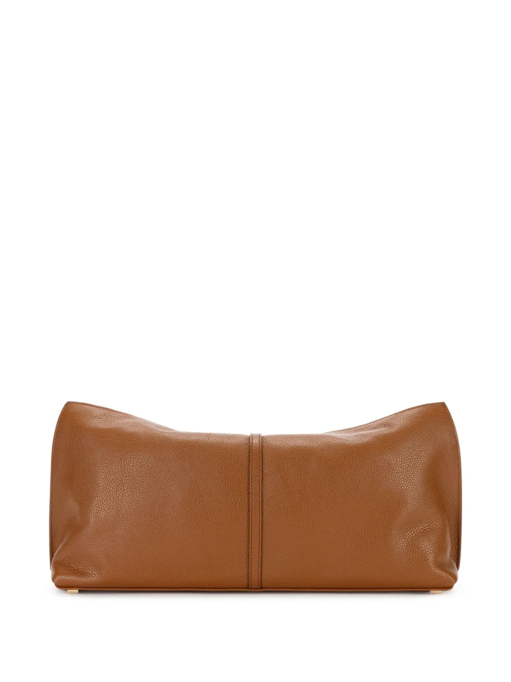 Elisabetta Franchi leather clutch bag - Bruin