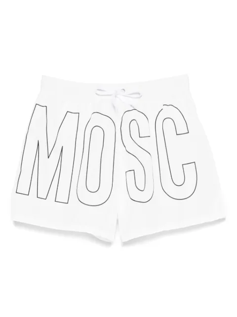 Moschino shorts de playa con logo estampado