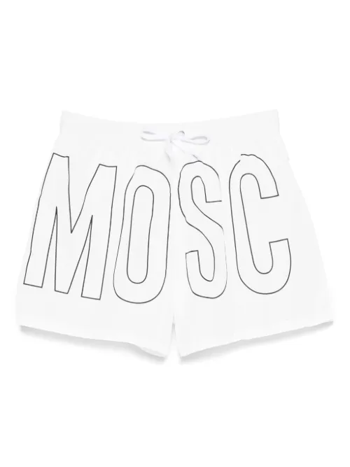 Short de bain à logo imprimé - Moschino - Modalova