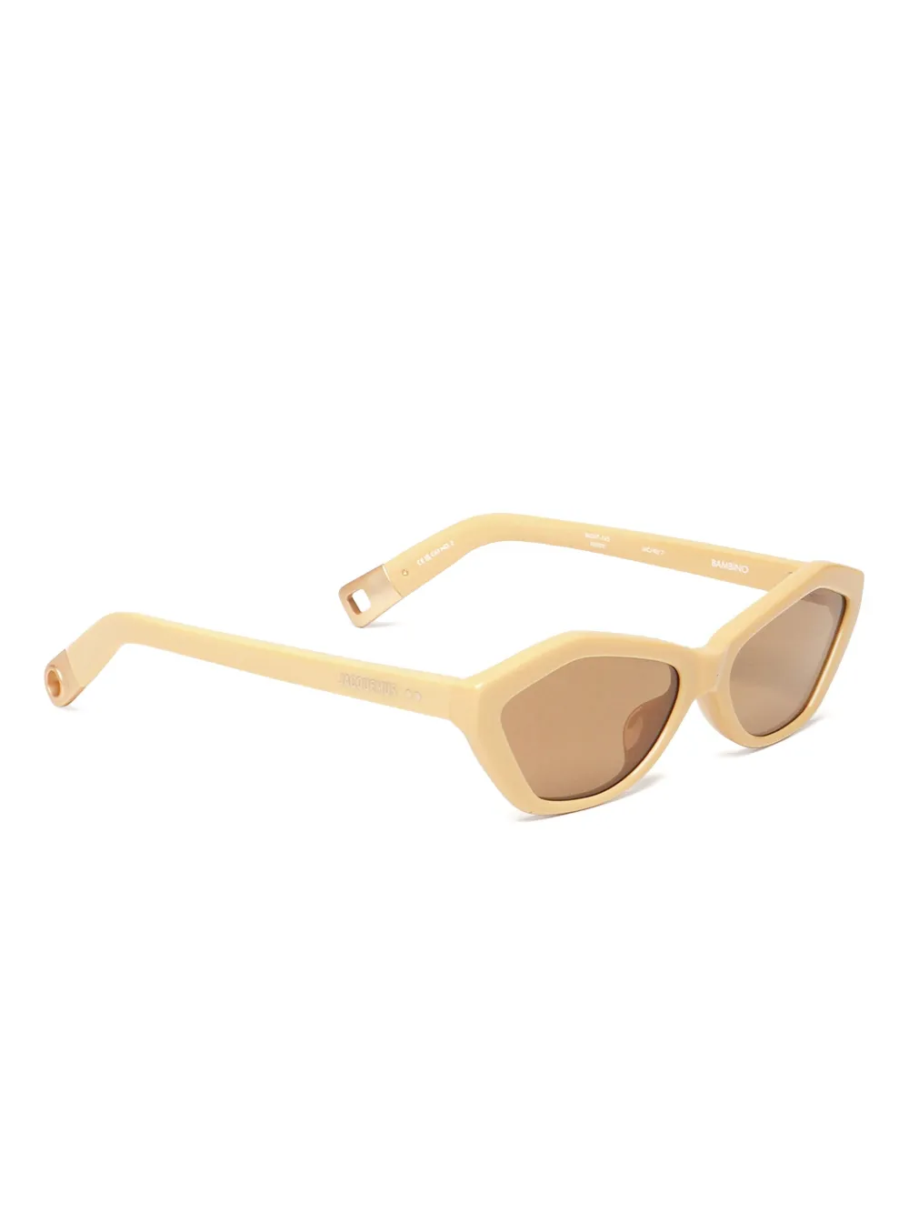 Jacquemus Le Bambino zonnebril - Beige