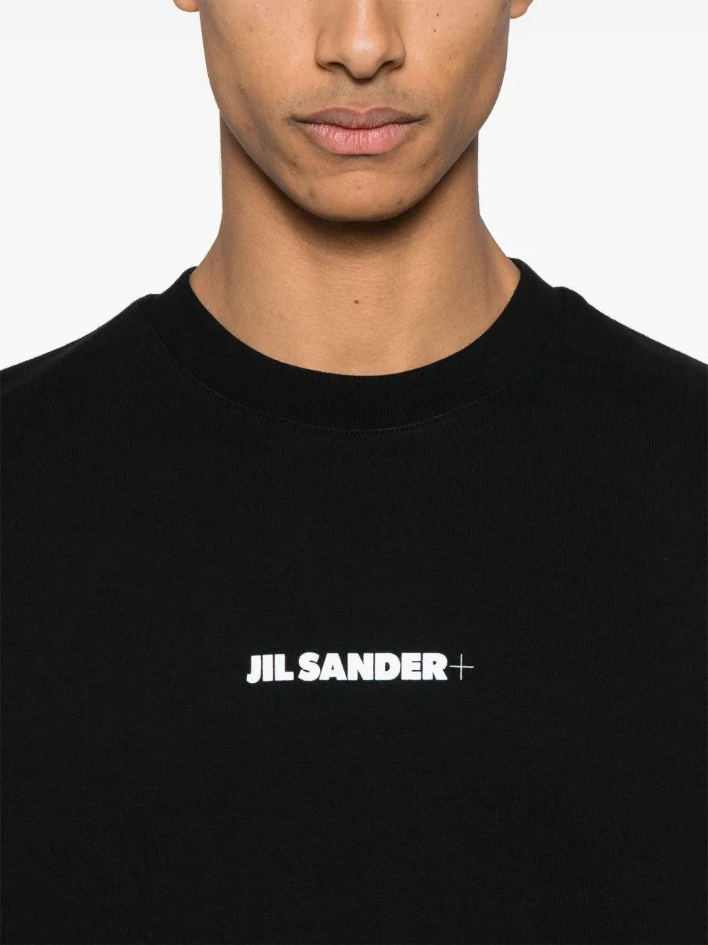 Jil Sander Sweater met logoprint Zwart