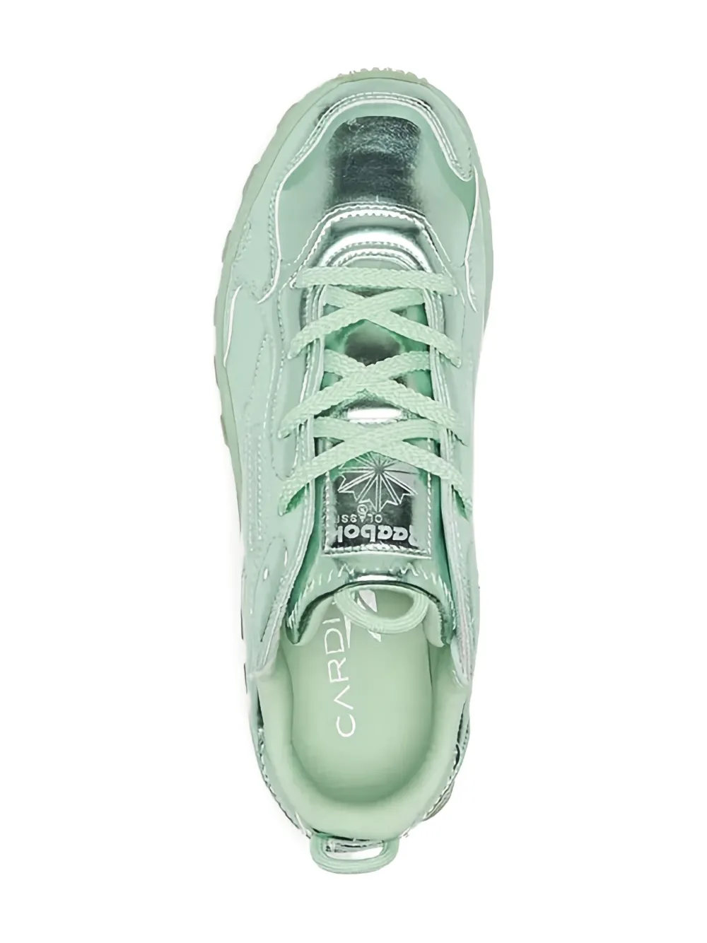 Reebok Kids Classic Leather "Cardi B" sneakers Green