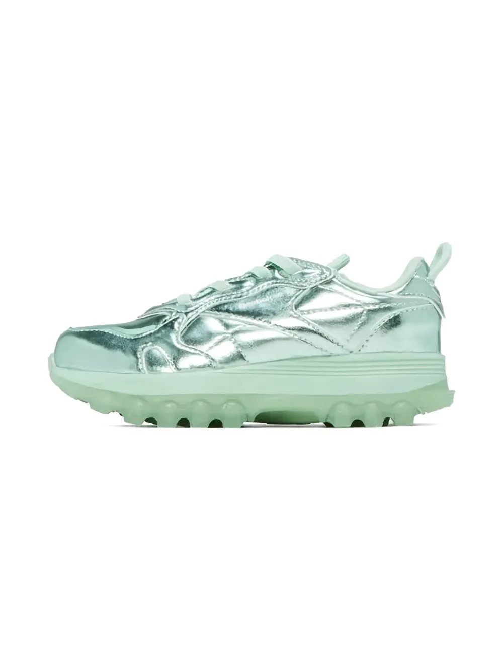 Reebok Kids Classic Leather "Cardi B" sneakers Green