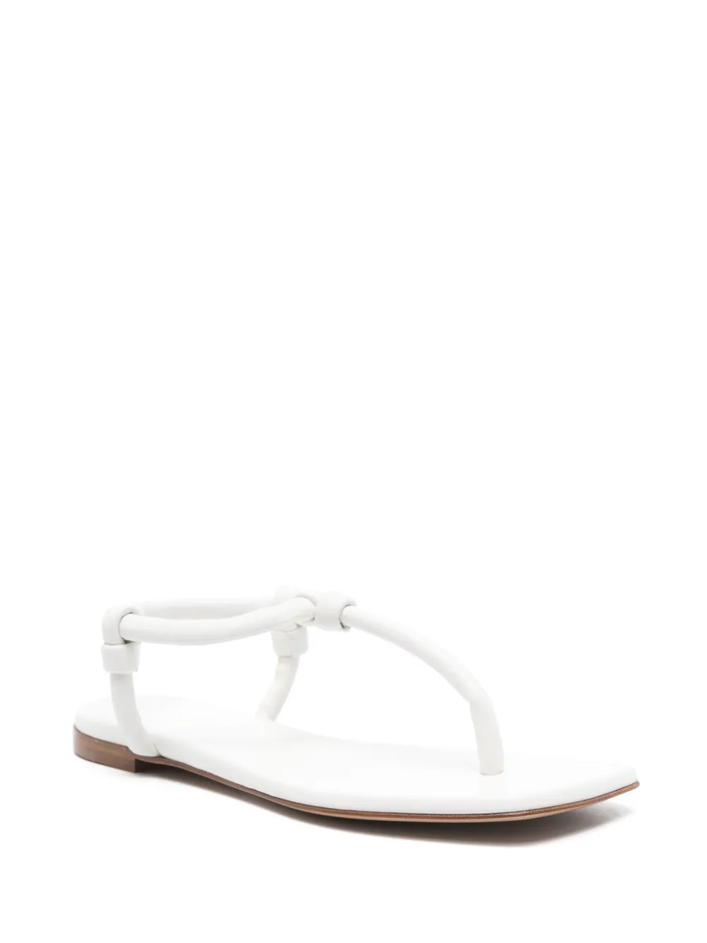 Gianvito Rossi Leren sandalen Wit