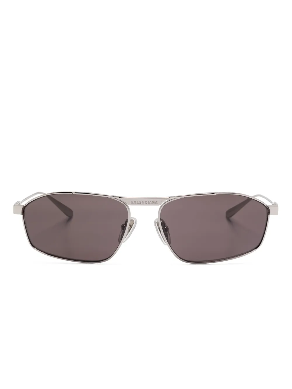 Balenciaga Tag 3.0 zonnebril met D-montuur Zilver