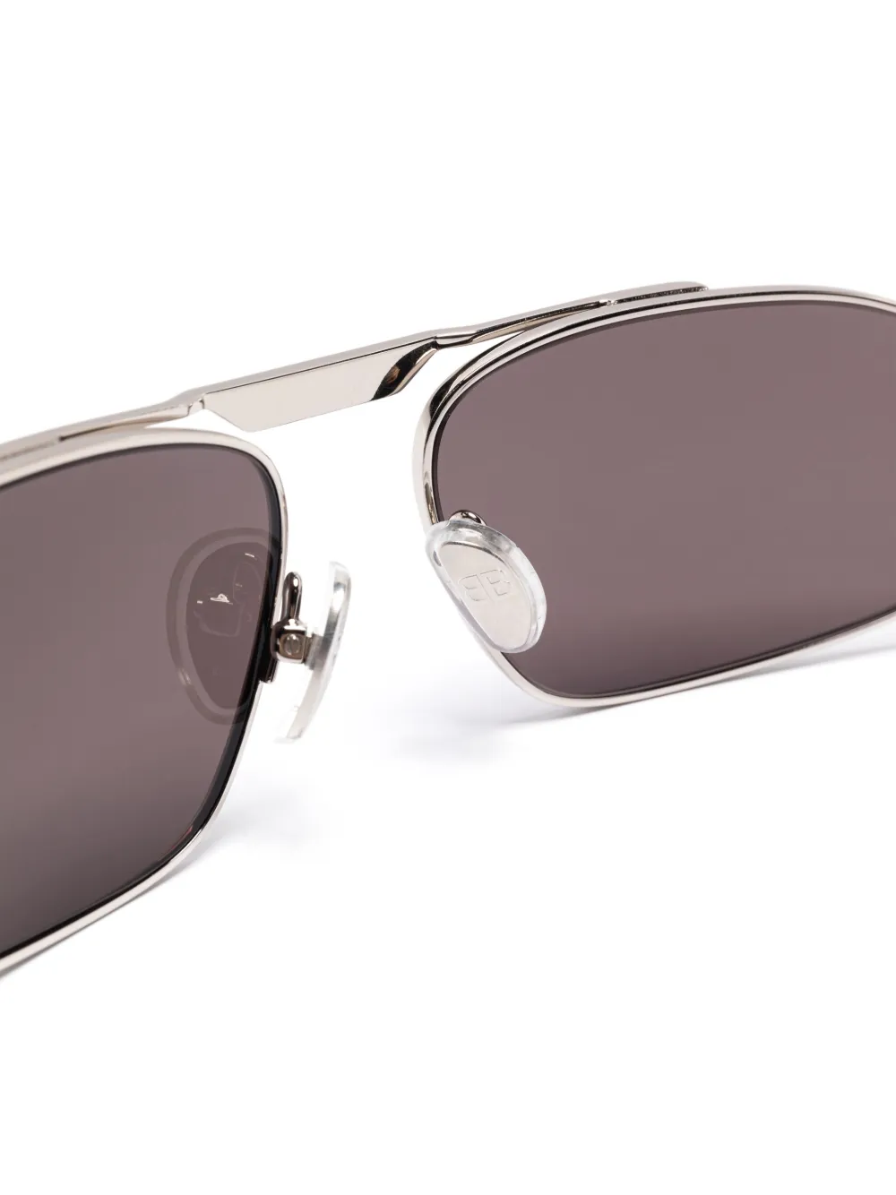 Balenciaga Eyewear Tag 3.0 zonnebril met D-montuur Zilver
