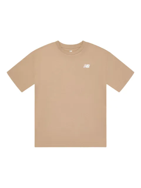 New Balance Kids logo-embroidered cotton t-shirt