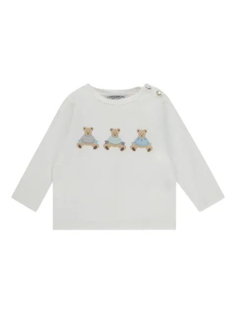 L'ORSOBRUNO playera con motivo Bear