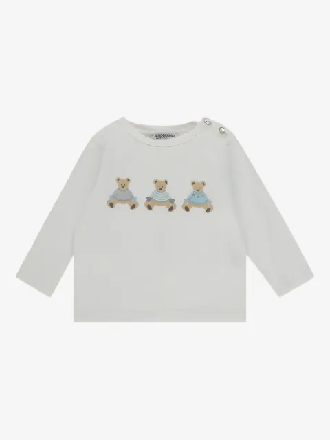 L'ORSOBRUNO playera con motivo Bear