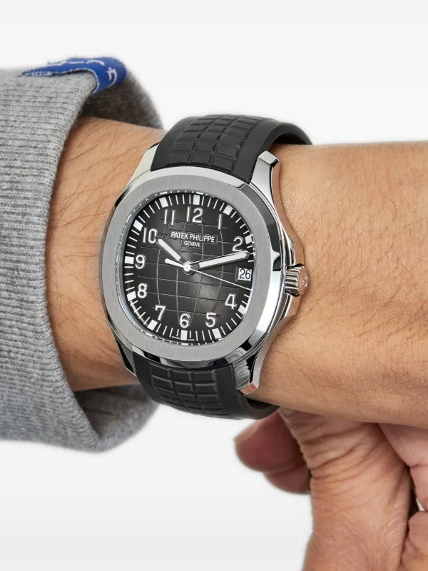 芸能人愛用 Patek Philippe FARFETCH | Black | 40mm Aquanaut 2024 時計