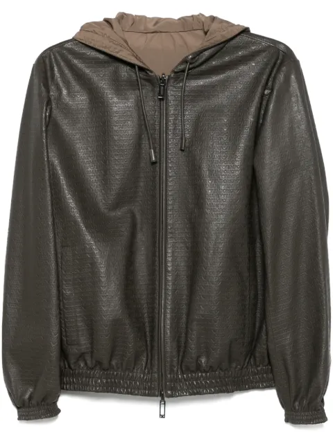 Emporio Armani logo-debosssed jacket