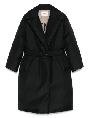 コート FENDI Women Outer FF6041ASZU F1FL8 Black Coat Fur Black | Fendi