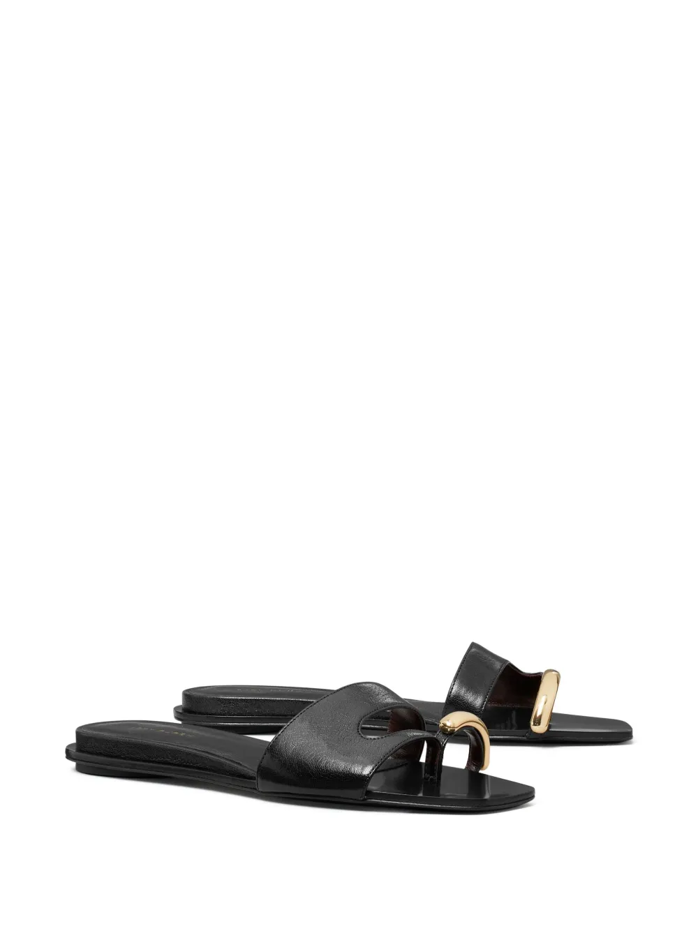 Tory Burch Pierced slippers - Zwart