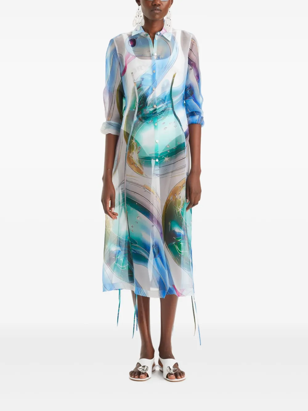 Tory Burch robe en soie mélangée | Caftans & paréos | Image 2